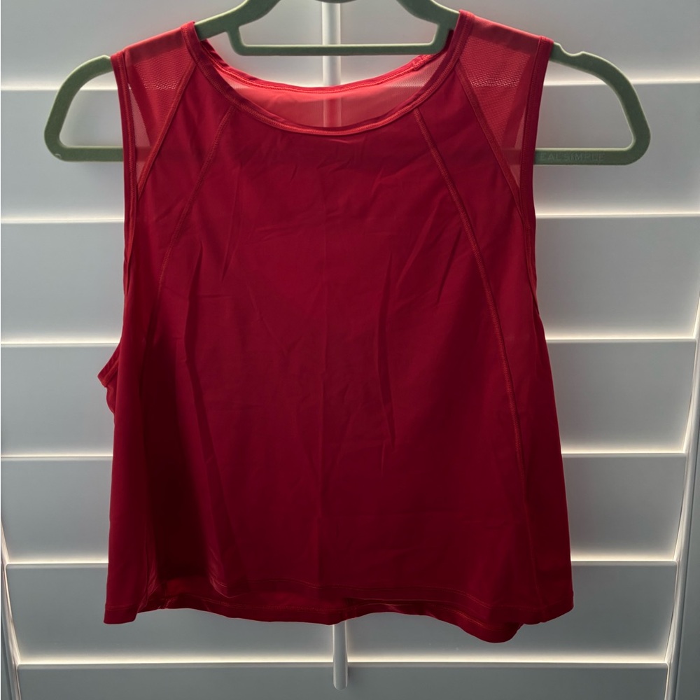 Lululemon Athletica Red/Orange Tank Top